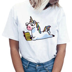Koszulka Smart Unicorn Dla Kobiet - Vignette | Królestwo Jednorożca™