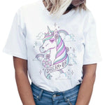 Koszulka Z Marzycielskim Jednorożcem - Vignette | Królestwo Jednorożca™