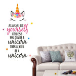 Naklejki na Ścianę Unicorn Duza - Vignette | Królestwo Jednorożca™
